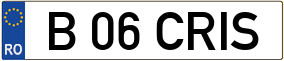 Truck License Plate